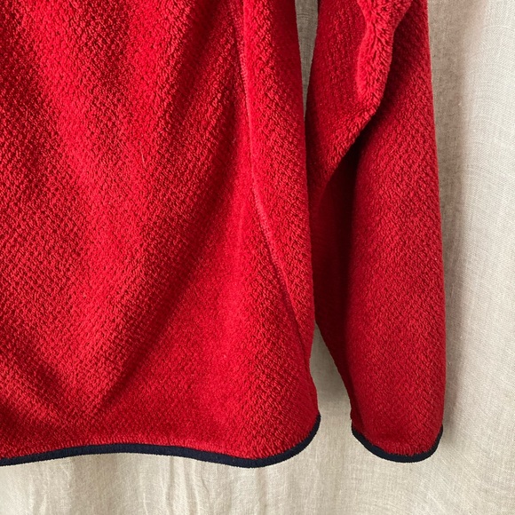 Patagonia sz M red polartec fleece - Picture 7 of 9